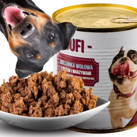 Bufi Karma für Hunde Premium - 82% Fleisch 415g