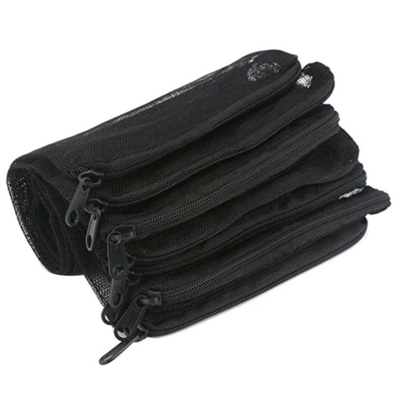 Síťovina Black Media Bag X s plastovým zipem