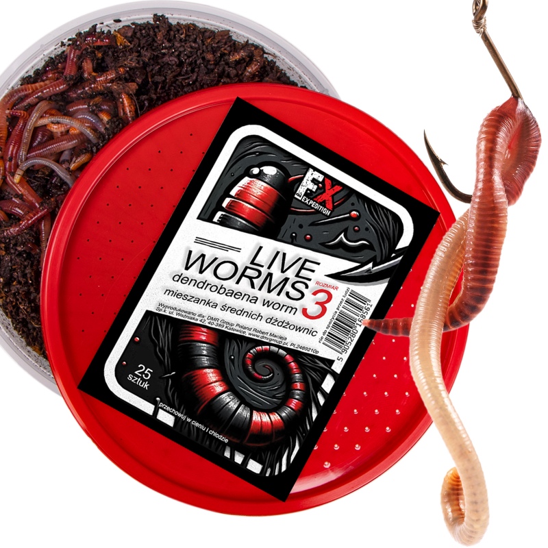 Fishing Expedition Live Worms No.3