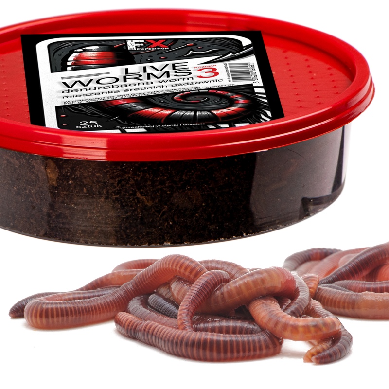 Fishing Expedition Live Worms No.3