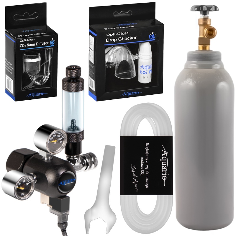 Aquario Professional 2.0 CO2-Set mit Elektromagnetventil