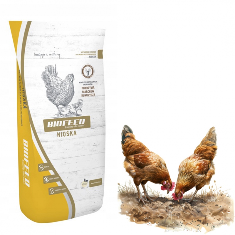 Aliment pour poules Biofeed Nioska 25kg