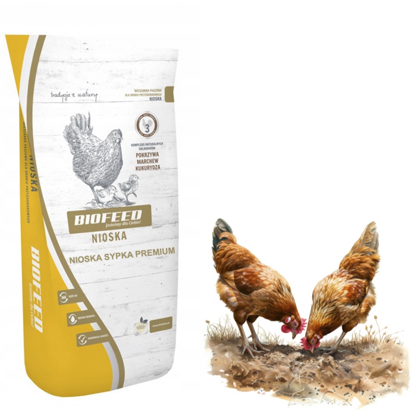 Biofeed Nioska PREMIUM 25kg pour poules