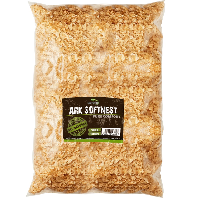 Terrario Ark Softnest 1kg - стружка для гризунів