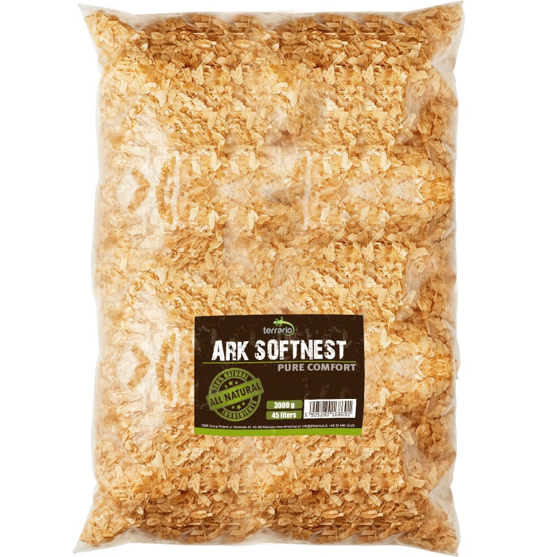 Terrario Ark Softnest 3kg - aparas para roedores