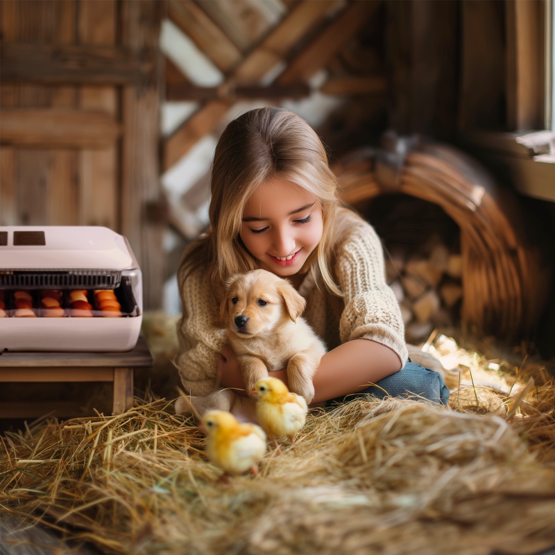 Janoel 24S Inkubator med automatisk eggvending