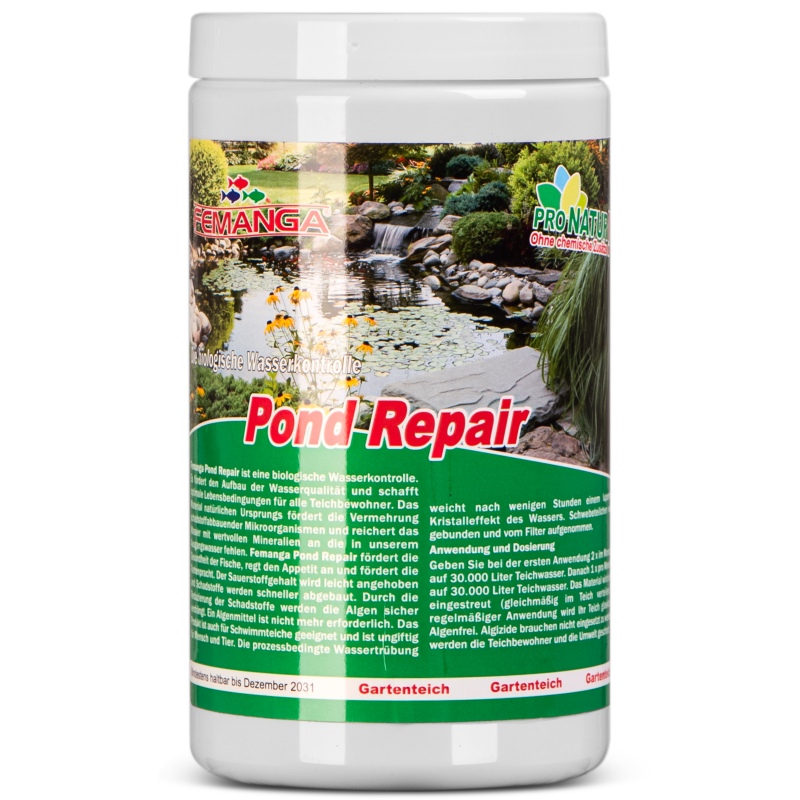 Femanga Pond Repair 1kg - Krystallklart vann