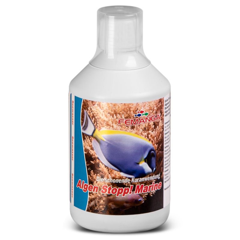 Femanga Algenstopp! Marine 500ml - Algenkontrolle für Meerwasseraquarien