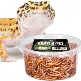 Terrario Repti Bites - Larvas de gusano deshidratadas