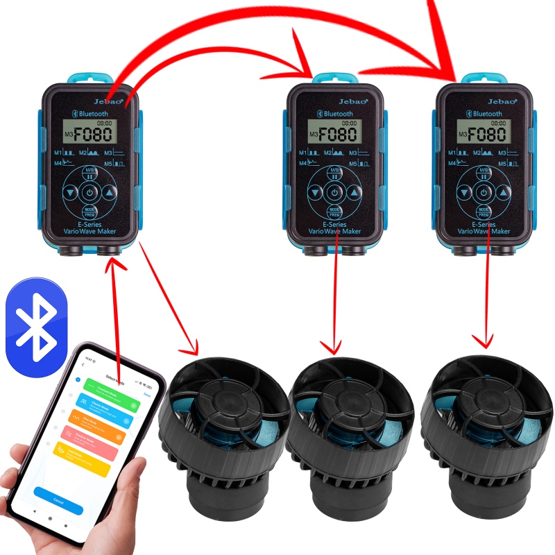 Jebao ELW-10 circulatiepomp met Bluetooth