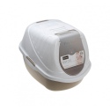 Comfy Easy Cat Latte - geschlossene Katzentoilette mit Klappe 54cm