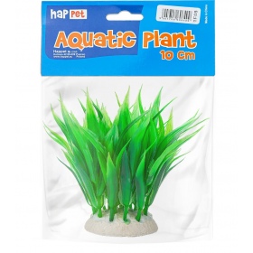 Happet kunstmatige groene aquariumplant 10cm