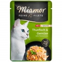 Miamor Filets Thunfisch & Gemüse in Sauce - Thunfisch mit Gemüse in Sauce 100g