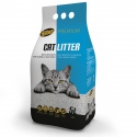 Hilton Cat Litter Bílý Mýdlový 5l - bílý bentonitový stelivo s vůní mýdla