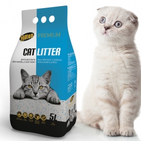 Hilton Cat Litter Biele mydlo 5l