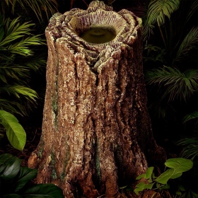 Resun Tree Stump Fogger i terrarium