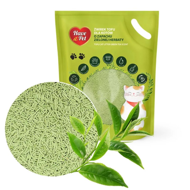 Have A Pet Tofu Cat Litter Green Tea 2,5kg