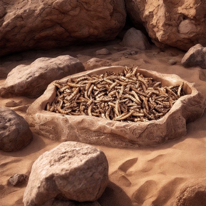 Terrario Natural Bowl per rettili e anfibi