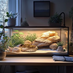 Terrario Rock Oasis L - Skål til terrarium