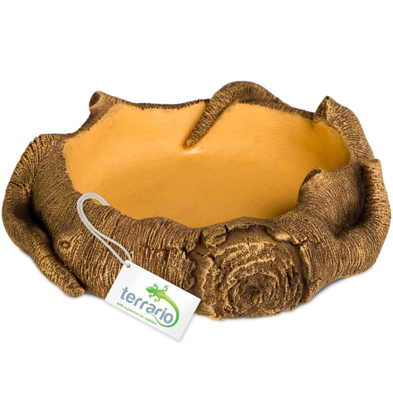 Terrario Rustic Wood Bowl - миска для террариума