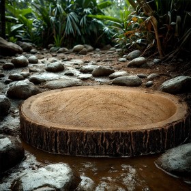 Terrario Tazón de Anillo de Árbol S