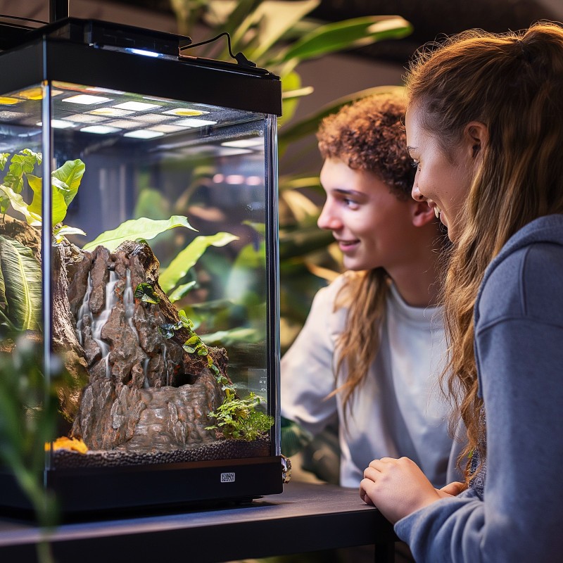 Fontaine Volcanique pour Terrarium