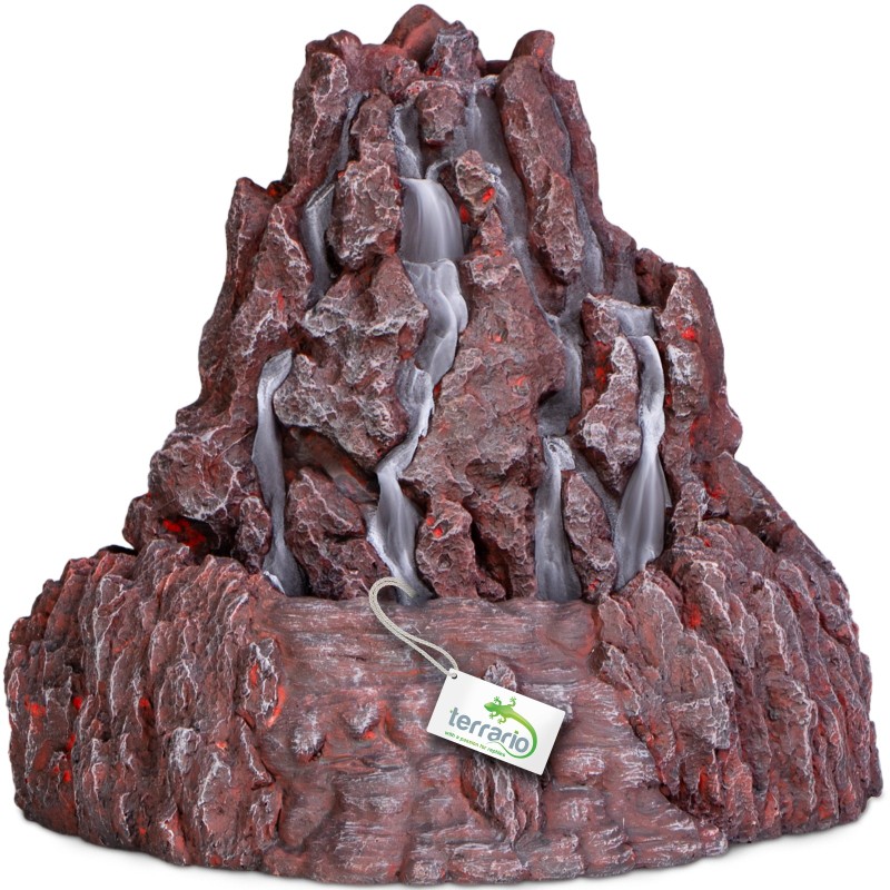 Terrario Fuente Volcán 22x23x21 cm