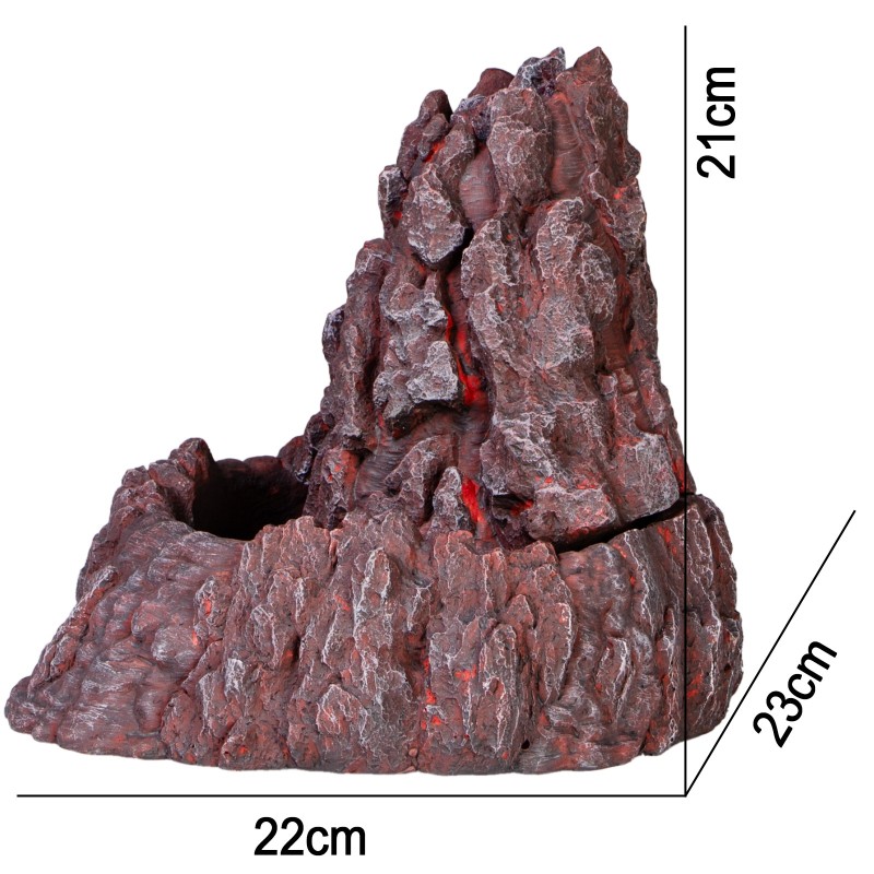 Fontaine Volcanique pour Terrarium