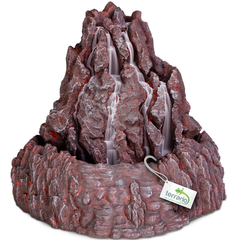 Terrario Volcano Fountain – Design inspirowany wulkanem