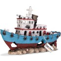 Kruger Meier Naufrágio – Barco para aquário 28x9x18 cm