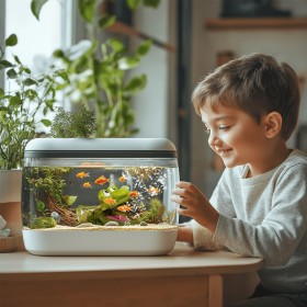 Set di bolle Froggy per acquario