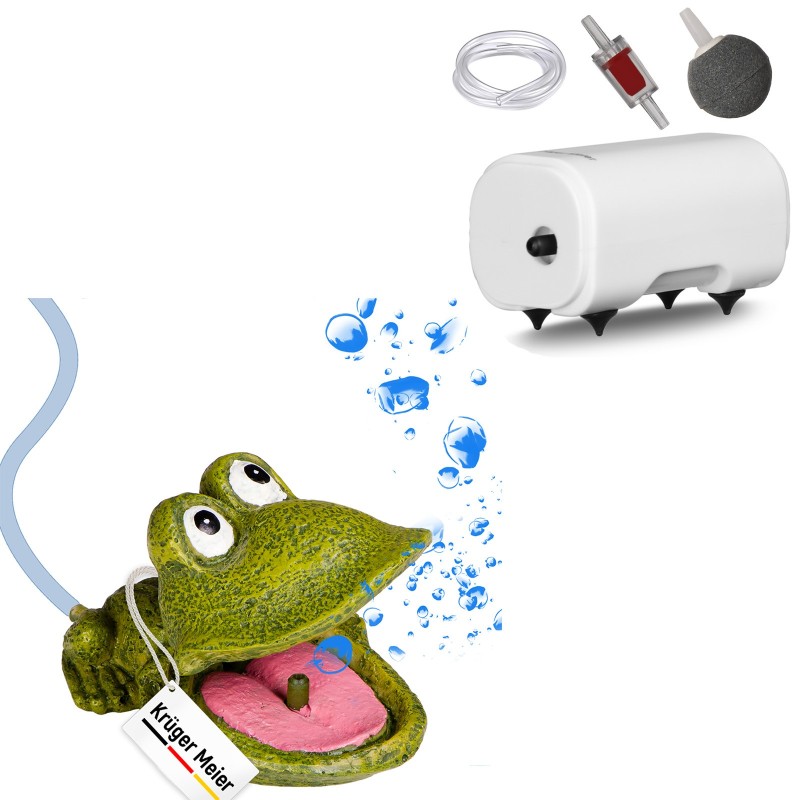 Conjunto de Bolhas Froggy – Decoração para aquário