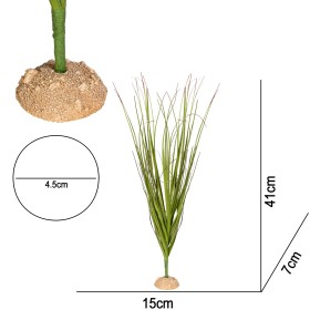 Künstliche hohe Grasdeko für Aquarien/Terrarien