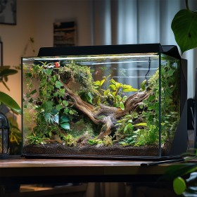 Rippuv luuderohi terrariumile 75 cm