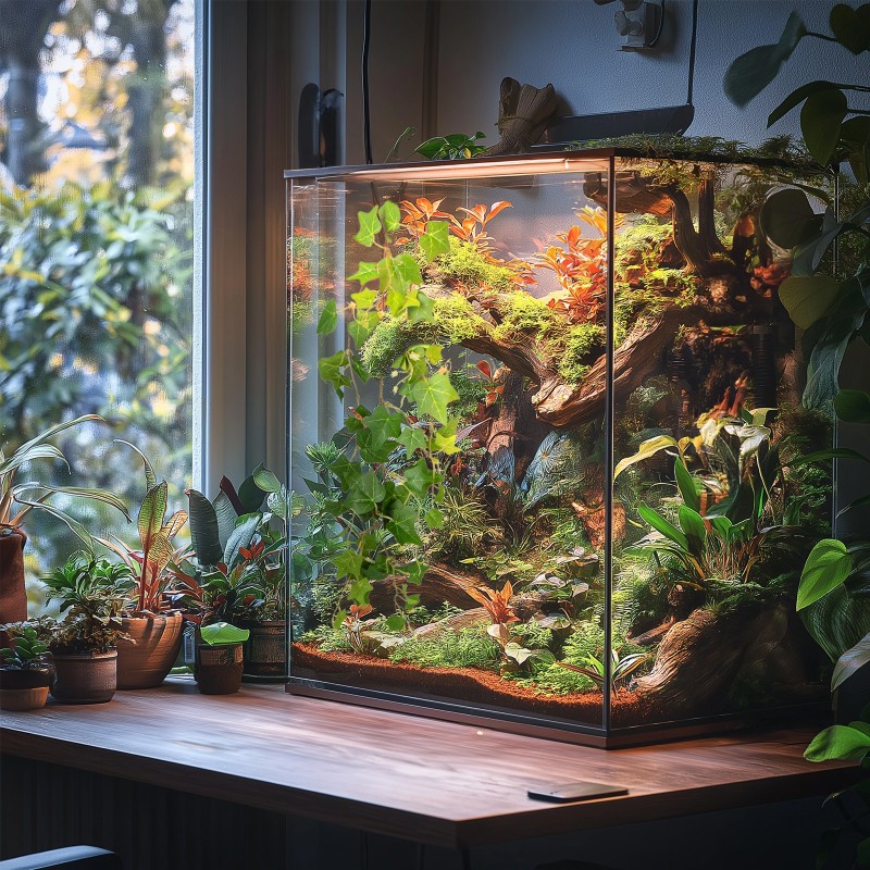 Dirbtinė gebenė terrariumui 75 cm