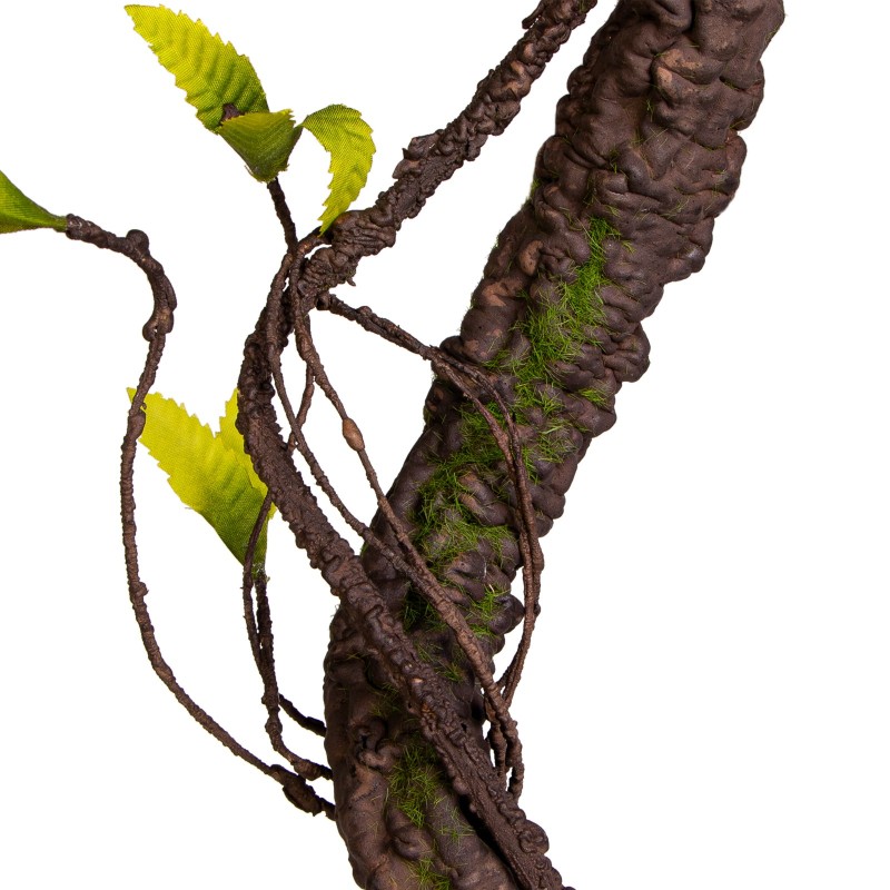 Terrario Artificial Branch with Leaves