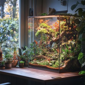 Terrario Kunsttak Decoratief voor Terrarium