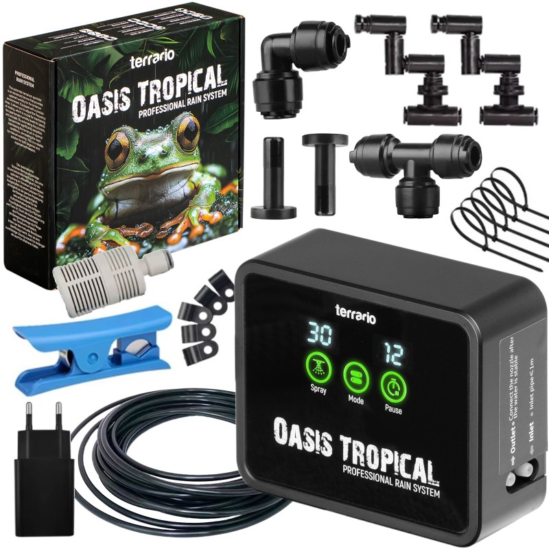 Terrario Oasis Tropical - automatic sprinkler