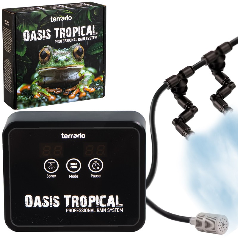 Terrario Oasis Tropical - automatic sprinkler