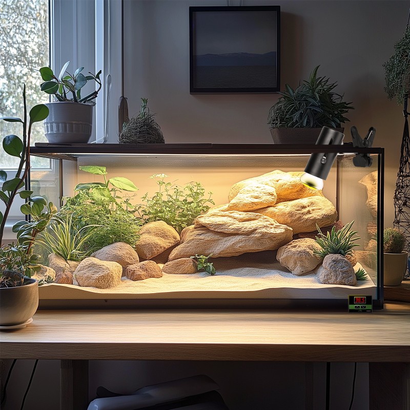 Terrario ReptiSun Temperaturkontrolle - Lampe mit Thermostat